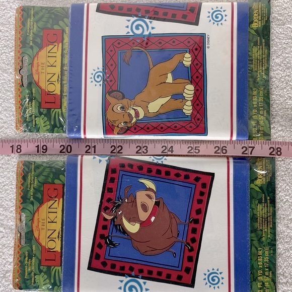 Vintage Disney The Lion King Wallpaper Border X2 - Picture 5 of 11